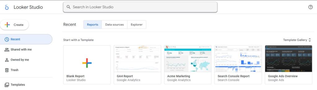Step 2: Build Your First Looker Studio Dashboard Layout