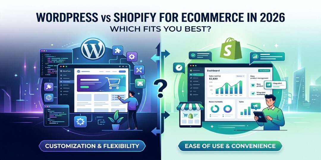 WordPress vs Shopify: Which Platform Should You Choose for Ecommerce in 2026?