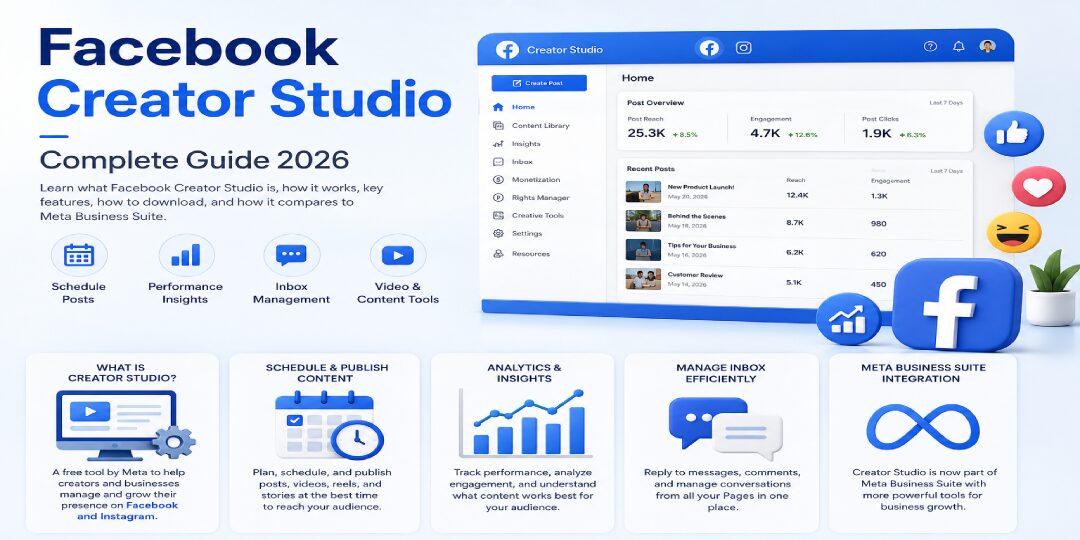 Facebook Creator Studio Guide (2026) | TechEasify